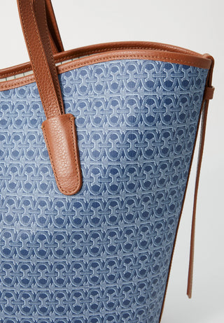 Coccinelle New Never Without Bag Denim Coated Monogram Large - LNKM StoreCoccinelleHandbag