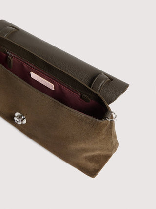 Coccinelle Nikla Suede Bimaterial Large - LNKM StoreCoccinelleHandbag
