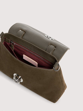 Coccinelle Nikla Suede Bimaterial Small - LNKM StoreCoccinelleHandbag