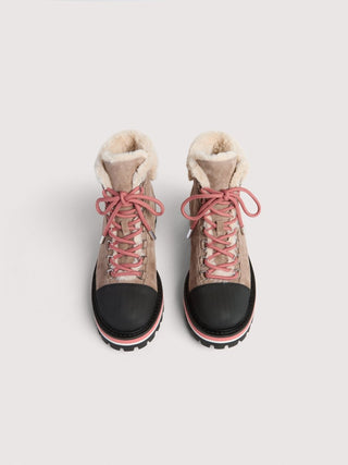 Coccinelle Nora Bimaterial Suede Hiking Boots - LNKM StoreCoccinelleShoes
