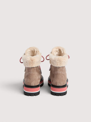 Coccinelle Nora Bimaterial Suede Hiking Boots - LNKM StoreCoccinelleShoes