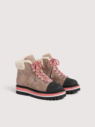 Coccinelle Nora Bimaterial Suede Hiking Boots - LNKM StoreCoccinelleShoes