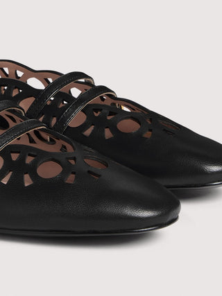 Coccinelle Risako Smooth Monogram Sangallo Ballet Flats - LNKM StoreCoccinelleShoes