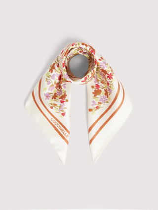 Coccinelle Sakura Flowers Small Foulard - LNKM StoreCoccinelleScarf