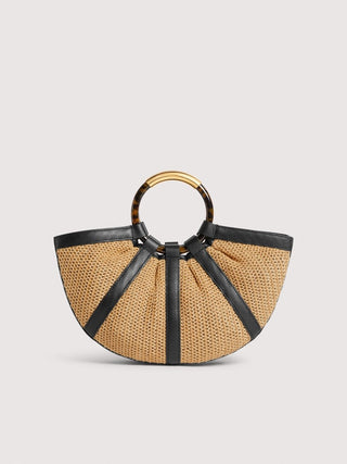 Coccinelle Shell Straw Medium - LNKM StoreCoccinelleHandbag