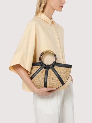 Coccinelle Shell Straw Medium - LNKM StoreCoccinelleHandbag