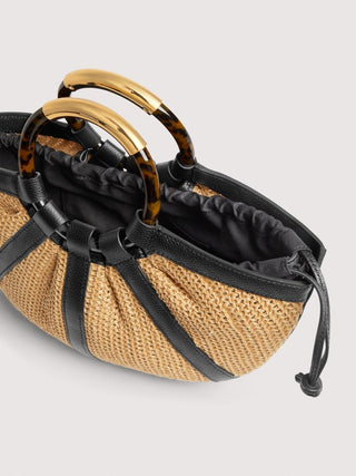 Coccinelle Shell Straw Medium - LNKM StoreCoccinelleHandbag