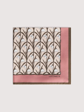 Coccinelle Snowdrop Wallpaper Small Foulard - LNKM StoreCoccinelleFoulard