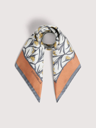 Coccinelle Snowdrop Wallpaper Small Foulard - LNKM StoreCoccinelleFoulard