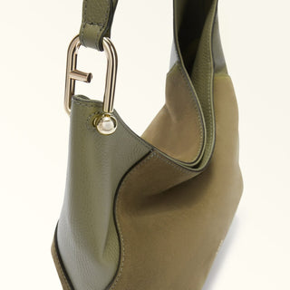 Furla Lara Shoulder Bag M Suede - LNKM StoreFurlaHandbag