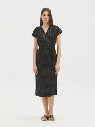 Jacquard Wrap Dress - LNKM StoreNice Things Paloma SDress