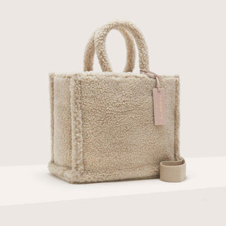 Never Without Bag Full Eco Shearling Medium - LNKM StoreCoccinelleHandbag