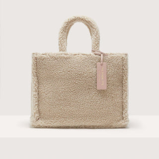 Never Without Bag Full Eco Shearling Medium - LNKM StoreCoccinelleHandbag