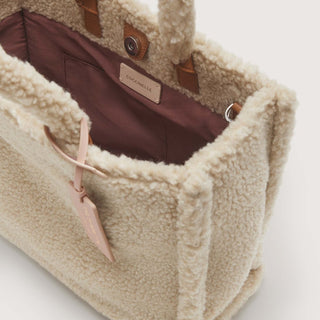 Never Without Bag Full Eco Shearling Medium - LNKM StoreCoccinelleHandbag