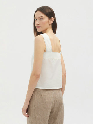 Top With Pleats And Laces - LNKM StoreNice Things Paloma STop
