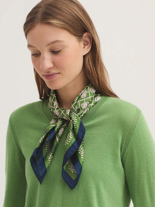 Small Faces Satin Scarf