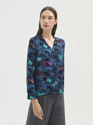 Wild Horses Print Blouse - LNKM StoreNice Things Paloma SBlouse