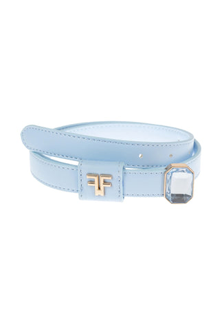 Belt Made In Eco Leather With Jewel Stone - LNKM StoreFracominaBelt