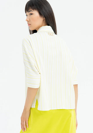 Blouse Wide Fit With Stripes - LNKM StoreFracominaShirt