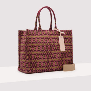 Coccinelle Never Without monogram-pattern Tote Bag - Brown