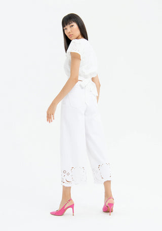 Culotte Pant Cropped Made In Twill - LNKM StoreFracominaPants