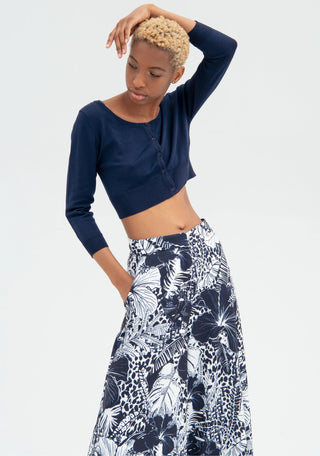 Culotte Pant Wide Fit With Flowery Pattern - LNKM StoreFracominaPant