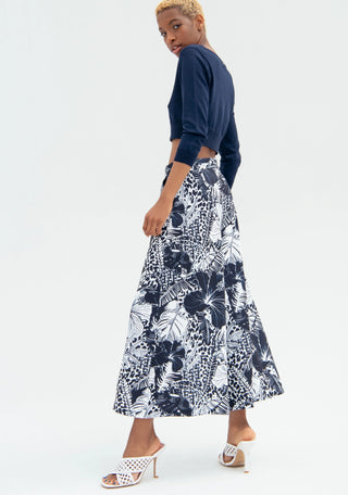 Culotte Pant Wide Fit With Flowery Pattern - LNKM StoreFracominaPant