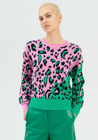 Knitwear Over Fit With Animalier Jacquard - LNKM StoreFracominaSweater