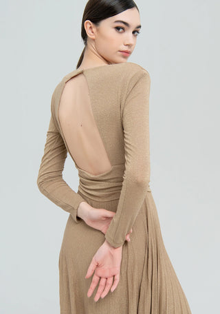 Long Dress Slim Fit Made In Lurex - LNKM StoreFracominaDress