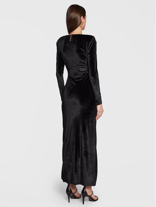 Long Dress Slim Fit Made In Velvet - LNKM StoreFracominaDress