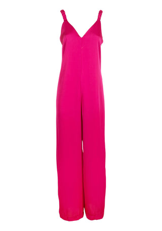 Long Overall Regular Fit Made In Satin - LNKM StoreFracominaJumpsuit