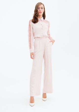 Palazzo Pant Wide Fit With Stripes - LNKM StoreFracominaPants