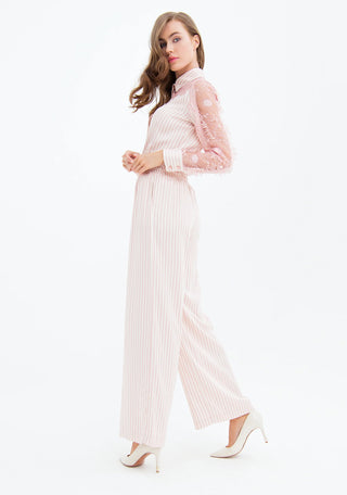 Palazzo Pant Wide Fit With Stripes - LNKM StoreFracominaPants