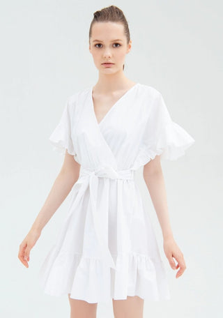 Regular Mini Dress Made In Poplin - LNKM StoreFracominaDress