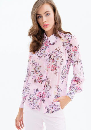 Shirt Regular Fit With Flowery Pattern - LNKM StoreFracominaShirt