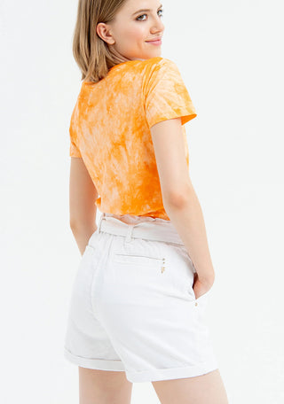 Short Pant Wide Fit Made In Stretch Cotton - LNKM StoreFracominaShorts
