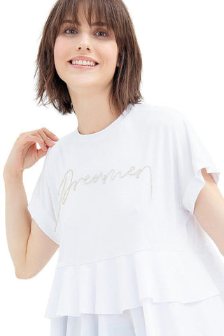 T-Shirt Flared Made In Jersey - LNKM StoreFracominaT-shirt