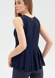 Top Made In Viscose With No Sleeves - LNKM StoreFracominaTop