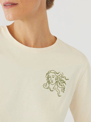 "Venus" Embroidery T-Shirt - LNKM StoreNice Things Paloma ST-shirt