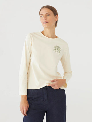 "Venus" Embroidery T-Shirt - LNKM StoreNice Things Paloma ST-shirt